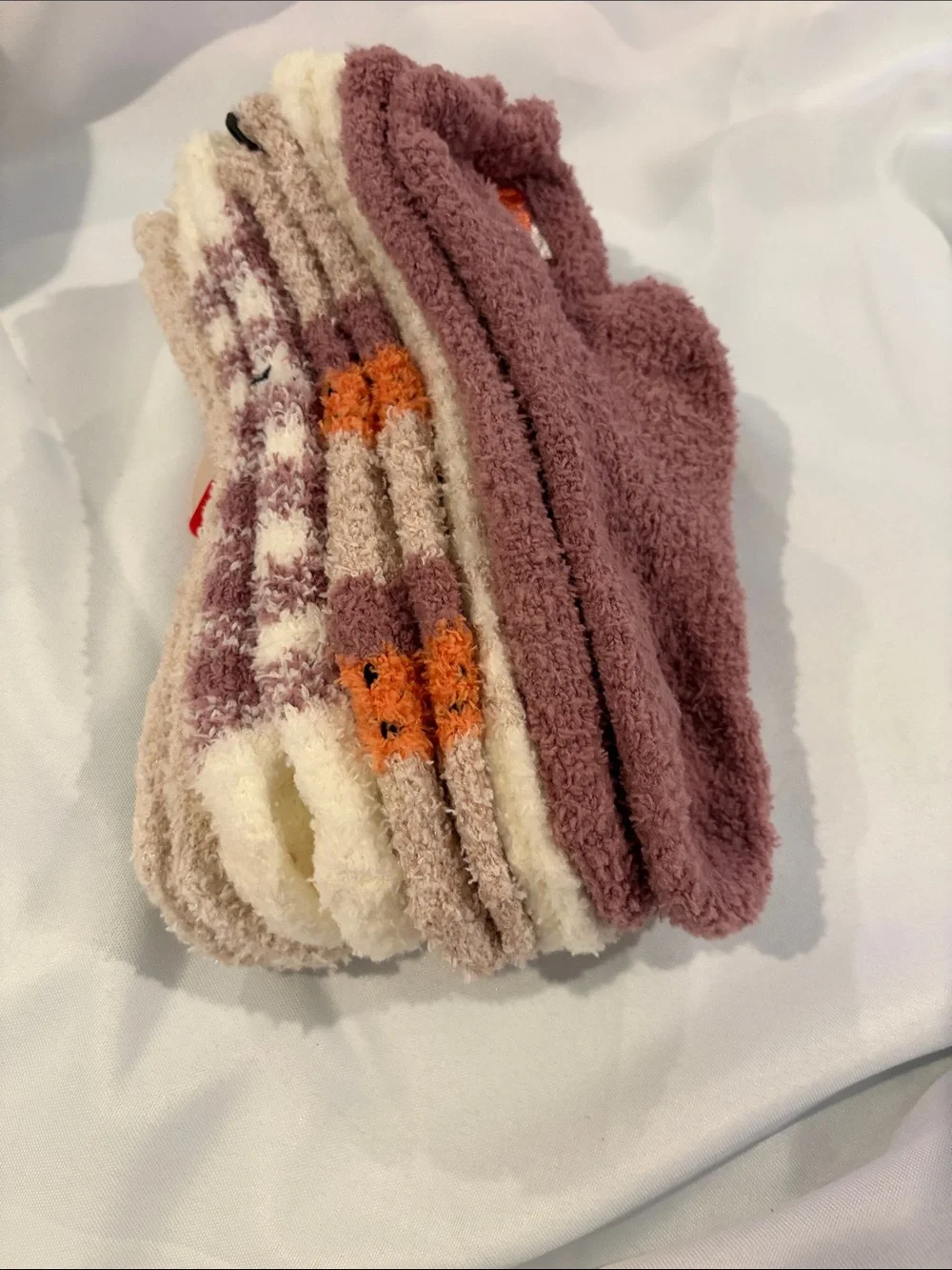 MeMoi Plush Halloween Cozy Socks 5-pack